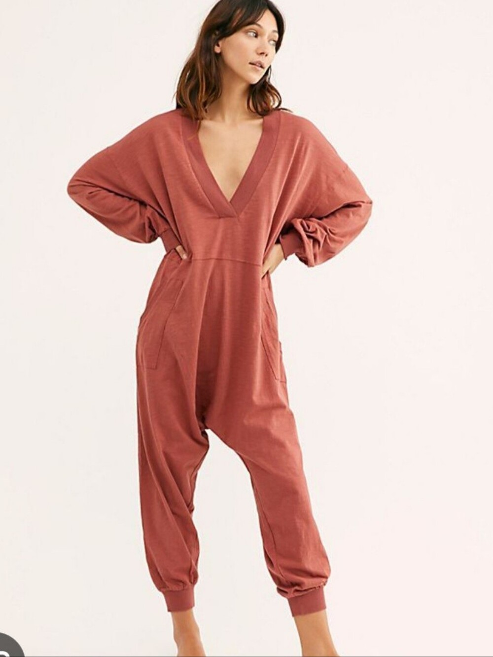 [Blue] FREE PEOPLE Just Because Jumpsuit